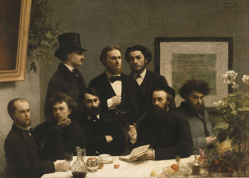 Tableau de Fantin-Latour, Le Coin de Table