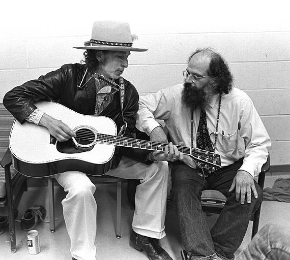 Bob Dylan et Allen Ginsberg